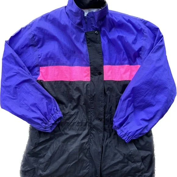 incredible vintage like new 80s windbreaker , medium - Picture 2 of 7